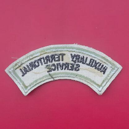 Auxiliary Territorial Service - 2nd Pattern Cloth Shoulder Title. - Image 2