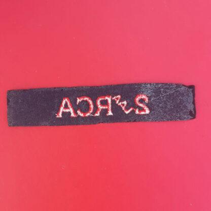 (Canada) 2nd Light Anti Aircraft Royal Canadian Artillery - Cloth Shoulder Title. - Image 2