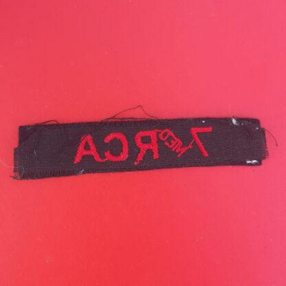 (Canada) 7th Medium Royal Canadian Artillery - Cloth Shoulder Title. - Image 2