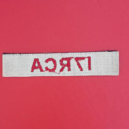 (Canada) 17th Royal Canadian Artillery - Cloth Shoulder Title. - Image 2