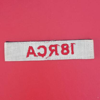 (Canada) 18th Royal Canadian Artillery - Cloth Shoulder Title. - Image 2