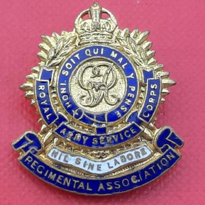 The Royal Army Service Corps - Enamelled Button Hole Badge.