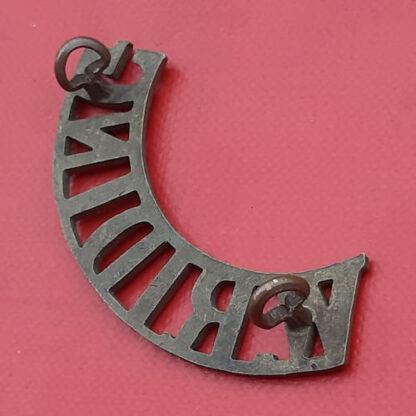 Duke Of Wellington's Regiment - WW1 Gilding Metal Shoulder Title. - Image 2