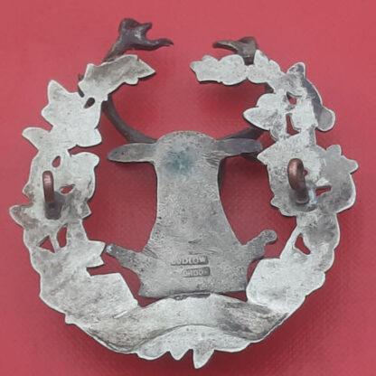 The Gordon Highlanders -   Silver? Staff Cap Badge. - Image 2
