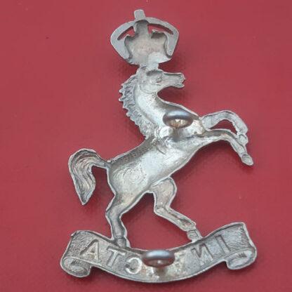 The West Kent Yeomanry - Silver Plate Field Service Cap Badge. - Image 2
