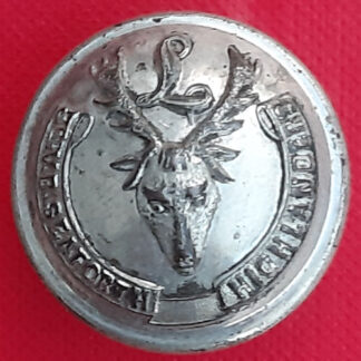 3rd Volunteer Battalion The Seaforth Highlanders - 25mm White Metal Button.