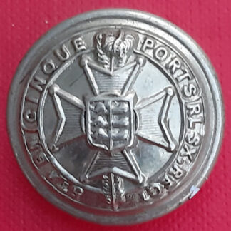 5th Battalion Cinque Ports Royal Sussex Regiment - 24mm White Metal Button.