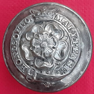 The Royal Fusiliers - Queen Victoria's Crown 25mm White Metal Button.