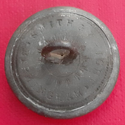 The Bedford Militia - Queen Victoria's Crown 25mm White Metal Button. - Image 2