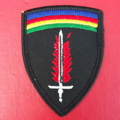 Supreme Headquarters Allied Expeditionary Force (S.H.A.E.F) - Woven Cloth Formation Badge.