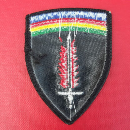 Supreme Headquarters Allied Expeditionary Force (S.H.A.E.F) - Woven Cloth Formation Badge. - Image 2