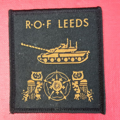 Royal Ordnance Factory Leeds - Cloth Badge.