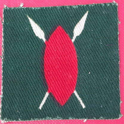 Kenya - Printed Cloth Formation Badge.