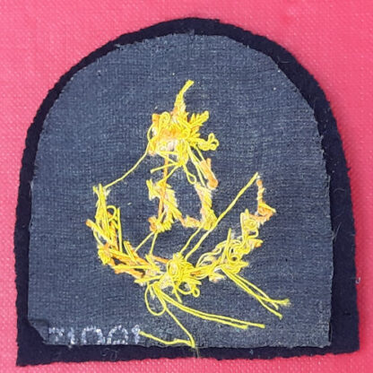 Royal Marines Landing Craft 3rd Class - Gold Wire Bullion On Navy Badge. - Image 2