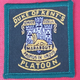 The Devon & Dorset Regiment (Duke Of Kent's Platoon) - Cloth Badge.