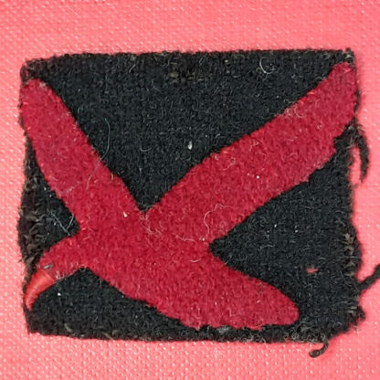 (India) 4th Indian Division - Woven Cloth Formation Badge.