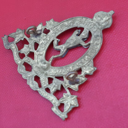 (Canada) Royal Canadian Corps Of Signals - King's Crown Bi Metal Cap Badge. - Image 2