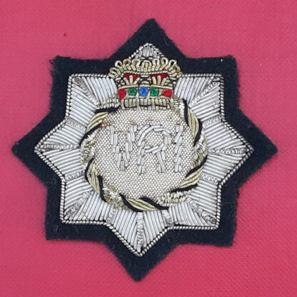 (Canada) Queen Victoria's Rifles - Queen's Crown Bullion Cap Badge.