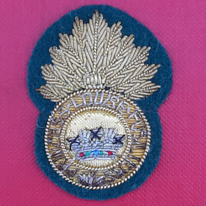 (Canada) Princess Louise Fusiliers - Bullion Cap Badge.