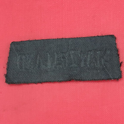(New Zealand) - White On Black Cloth Nationality Badge. - Image 2