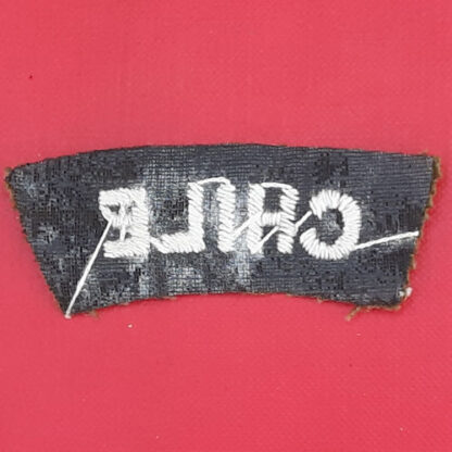 Chile - White On Khaki Cloth Nationality Badge. - Image 2