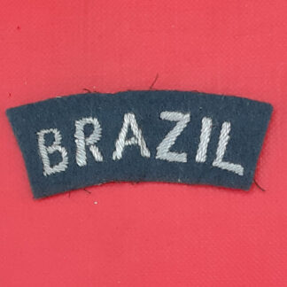 Brazil - Light Blue on Blue Cloth Nationality Badge.