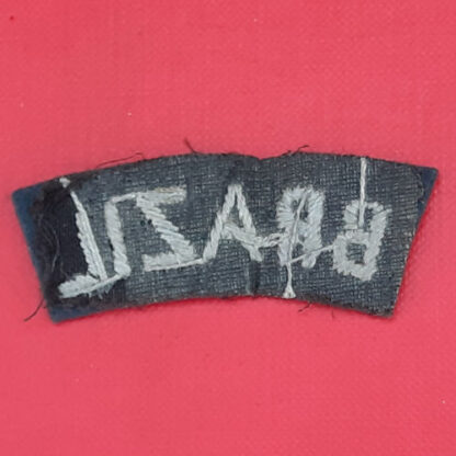 Brazil - Light Blue on Blue Cloth Nationality Badge. - Image 2