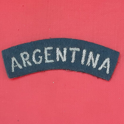 Argentina - Light Blue On Cloth Nationality Badge.