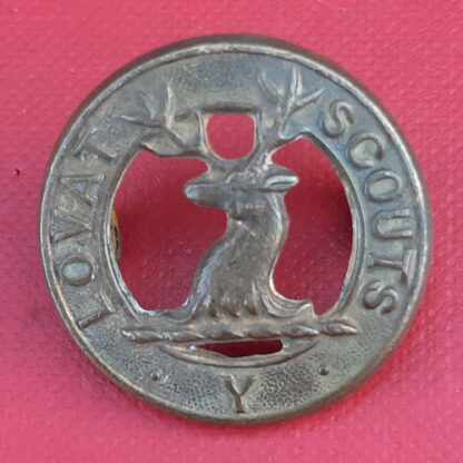 Lovat Scouts Yeomanry - Gilding Metal Cap Badge.