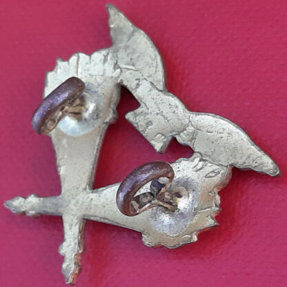 Royal Air Force Education Branch - Gilt Metal Collar Badge. - Image 2