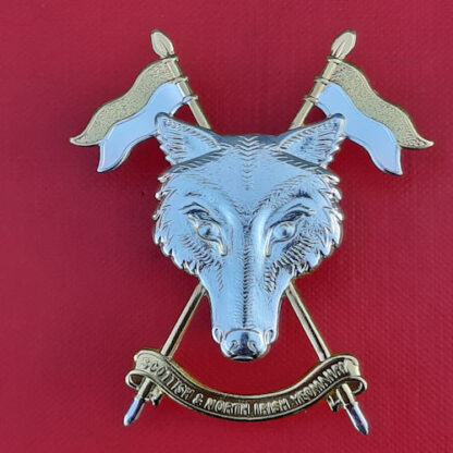 Scottish & North Irish Yeomanry - Bi Metal Pipers Cap Badge.
