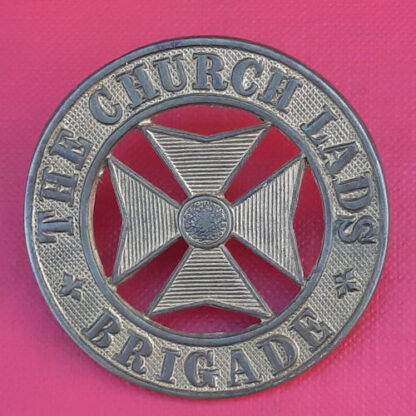 The Church Lads Brigade - Gilding Metal Cross Belt Badge.