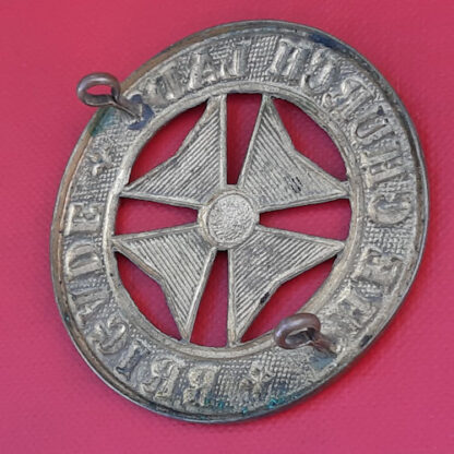 The Church Lads Brigade - Gilding Metal Cross Belt Badge. - Image 2