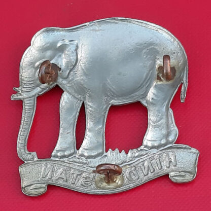 27th Lancers - N.C.O.'s White Metal Arm Badge. - Image 2