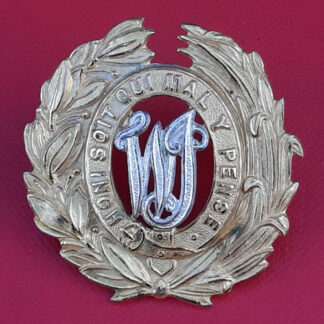 The West India Regiment - Officer's Silver & Gilt Cap Badge.