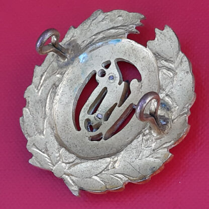 The West India Regiment - Officer's Silver & Gilt Cap Badge. - Image 2