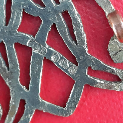 The 9th Lancers - King's Crown Hallmarked Silver N.C.O's Arm Badge. - Image 3