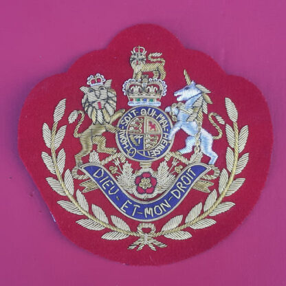 Royal Military Academy Sandhurst - Academy Sergeant Major's Full Dress, Mess Dress Bullion Arm Badge.
