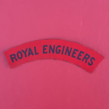 The Royal Engineers - WW2 Printed Shoulder Title.