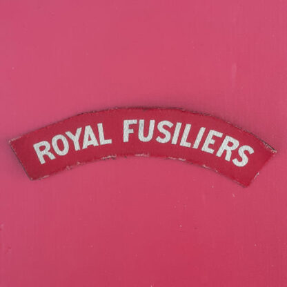 The Royal Fusiliers - WW2 Printed Shoulder Title.