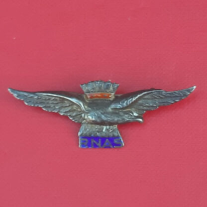 The Royal Naval Auxiliary Service - Sterling Silver Enamelled Sweetheart Badge.