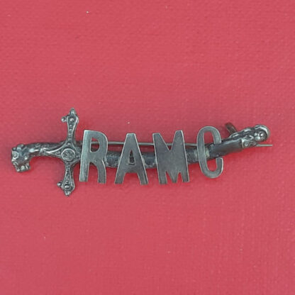The Royal Army Medical Corps - WW1 Hallmarked Silver Sweetheart Badge.