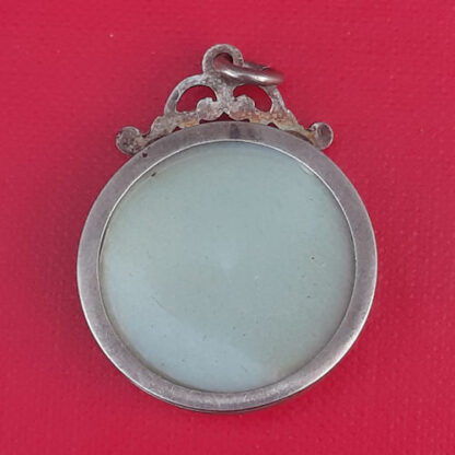 The Queen's Regiment (West Surrey) - Sterling Silver Locket Sweetheart Pendant. - Image 2