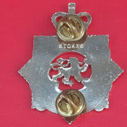 (Australia) - The Royal Tasmania Regiment Gold & Silver Anodised Cap Badge. - Image 2