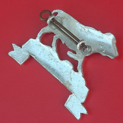 The Kenya Regiment Territorial Force - Silver Anodised Cap Badge. - Image 2