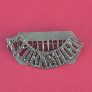 The East Yorkshire Regiment - Gilding Metal Shoulder Title.