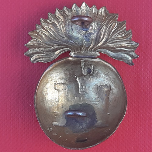 The Inniskilling Fusiliers - "Flag Facing Left" Bi Metal  Cap Badge. - Image 2