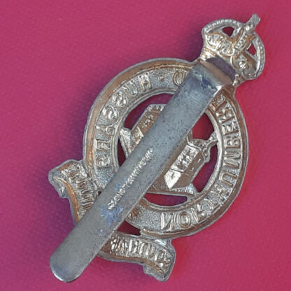 The Northumberland Hussars - King's Crown Gilding Metal Cap Badge. - Image 2