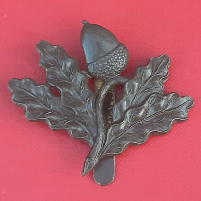 The South Nottinghamshire Hussars - Blackened Brass Cap Badge.