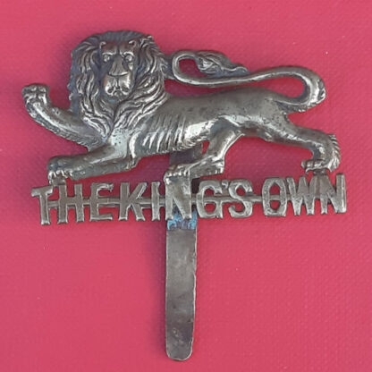 The King's Own Lancaster Regiment - Gilding Metal Cap Badge.